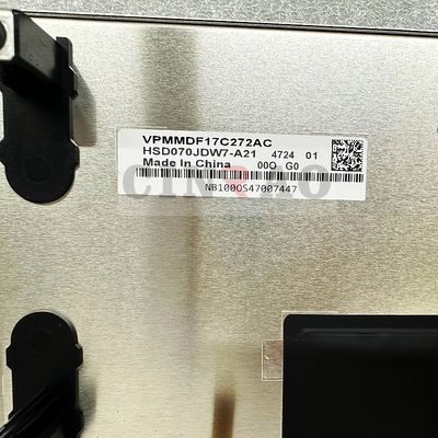 7 इंच 800*480 एलसीडी डिस्प्ले HSD070JDW7-A21 कार स्क्रीन पैनल WLED LVDS GPS नेविगेशन