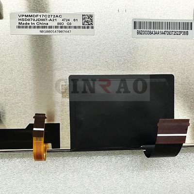 7 इंच 800*480 एलसीडी डिस्प्ले HSD070JDW7-A21 कार स्क्रीन पैनल WLED LVDS GPS नेविगेशन
