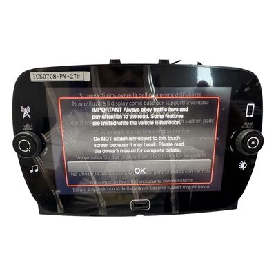 Automotive Car Screen Monitor for Fiat ICS0708 312 7" A7 DAB Navigation Radio Player