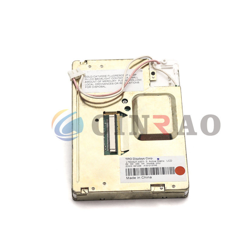 5.2 INCH TPO TFT एलसीडी मॉड्यूल LTE052T-4301-3 कार जीपीएस नेविगेशन सपोर्ट